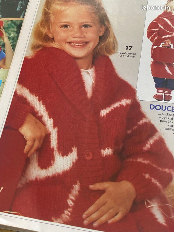 Magazine vintage de 1985 Phildar réf 124 (image 10)