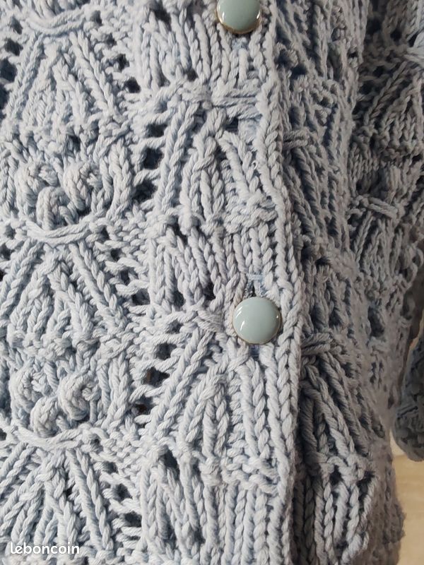 Gilet Sézane Annette XS bleu Vêtements