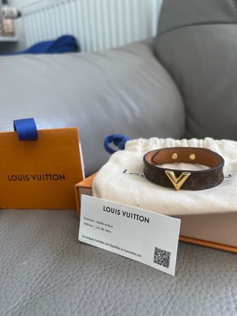 Bijoux Bracelet Louis Vuitton Marron d'occasion