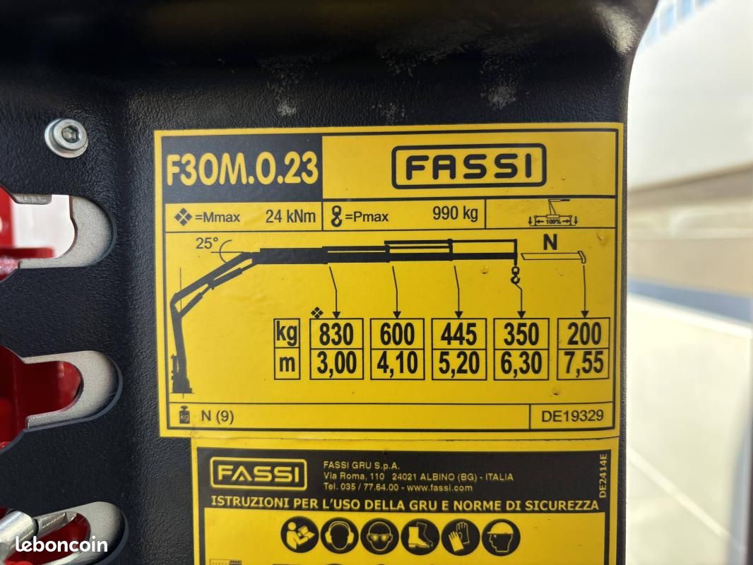 Isuzu M21 TT HEAVY PLATEAU+GRUE FASSI F30M.0.23 120 R.J (image 8)