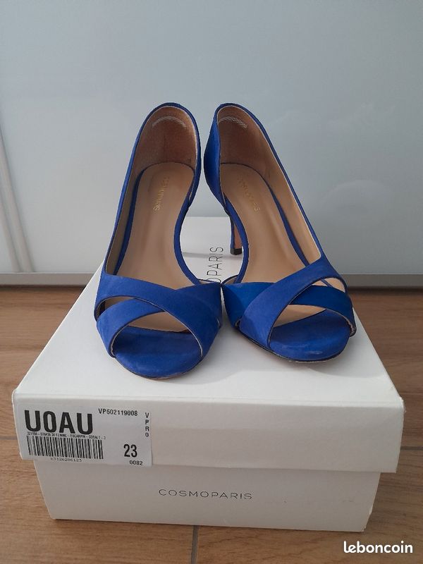 Escarpins bleu (image 1)
