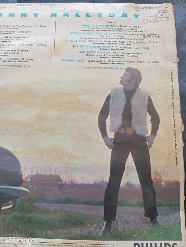 Vinyle johny Hallyday (image 3)