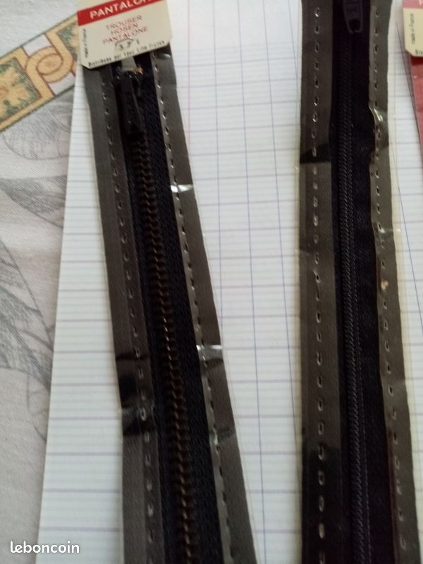Fermetures éclaires neuves diverses mesures (image 5)