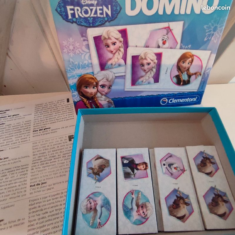Domino La reine des neiges Frozen Disney clementoni (image 2)