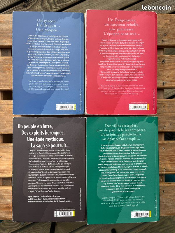 L’Héritage, Christopher Paolini - Bayard - Tomes I à IV (image 2)