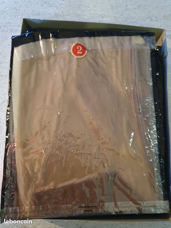Lot de 10 paires de bas couture nylon vintage années 60 Taille 2 (image 2)