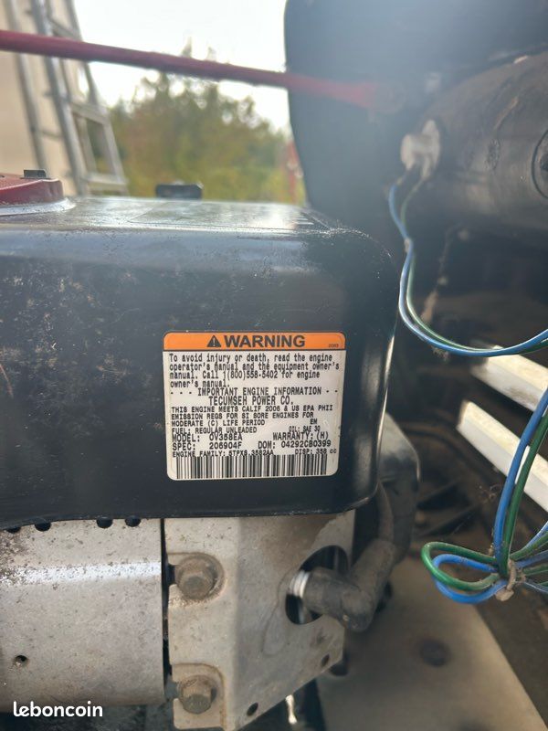 Moteur de tracteur tondeuse formula 11.5CV (image 4)