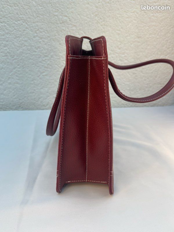 Petit sac à main Pierre BALMAIN beige et noir look casual vintage année 60 / 70 - Accessoires & Bagagerie