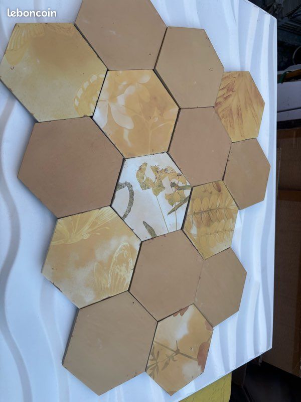 Carrelage hexagonal Carmen Nomade ocre (image 1)