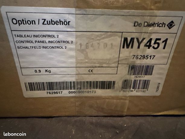 Carte De Commande HMI IniControl AD271 De Dietrich – Neuve Sous Emballage