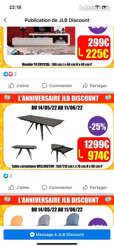 Table de sale a manger (image 3)