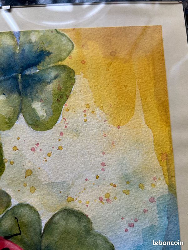 Cadre aquarelle bouquet de fleurs (image 3)
