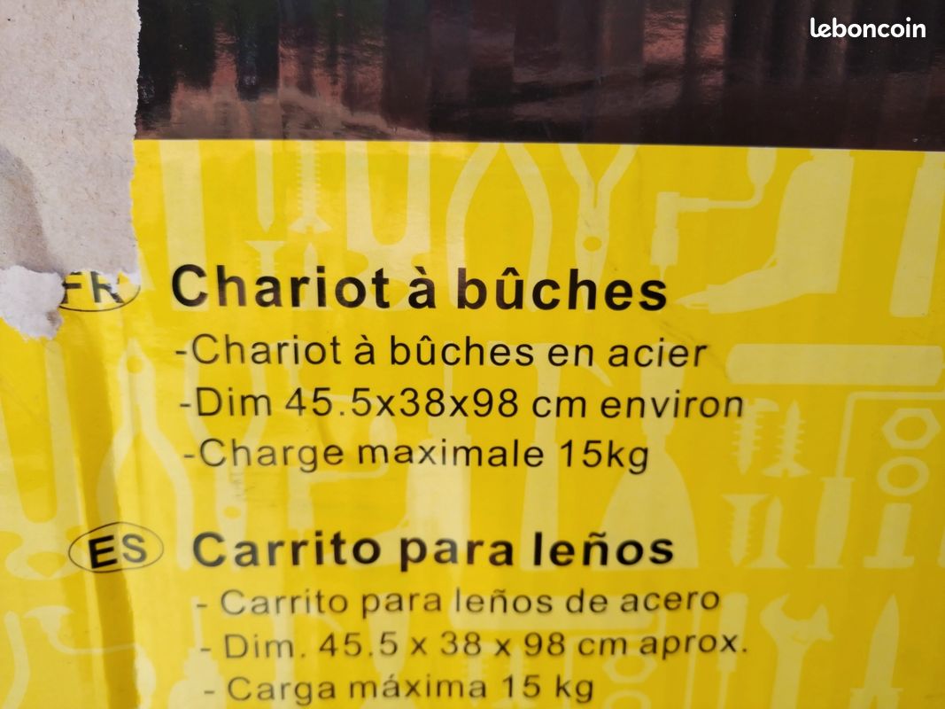 Chariot à bûches (image 2)