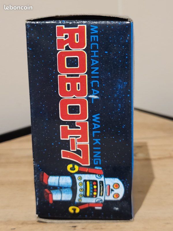 Robot - Robot Marcheur Mécanique en Tôle - Neutron Robot II (St.John Tin Toy