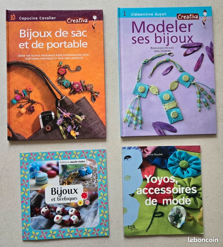 Lot de 4 livres DIY Bijoux et accessoires de mode (image 1)