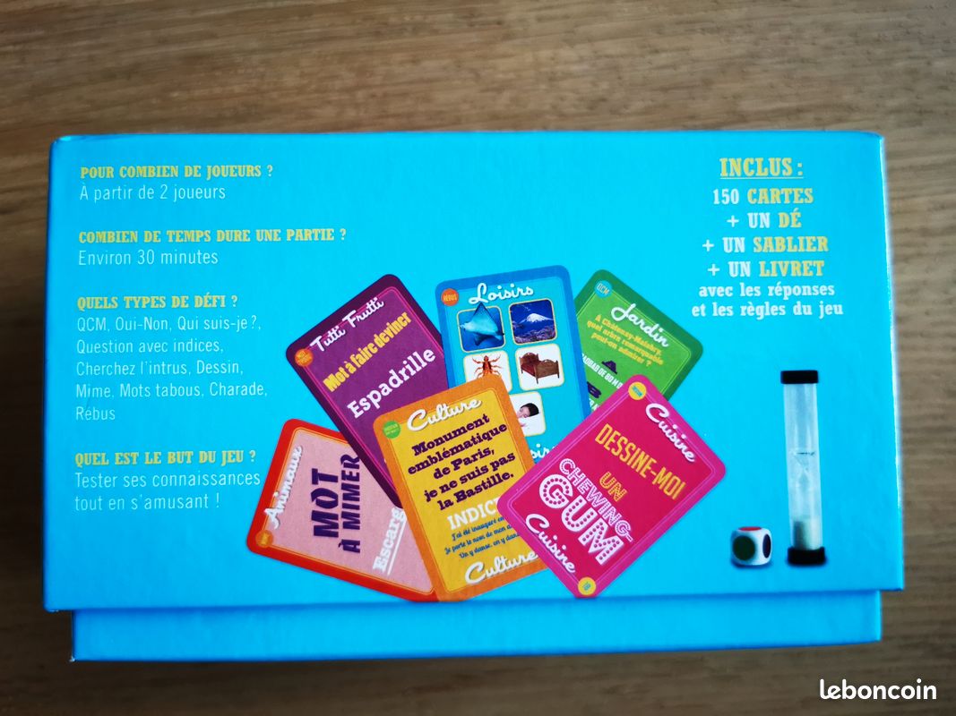 Jeu apéro : La Boîte Quiz - 150 Questions Et Jeux Autour Des Mots (image 2)