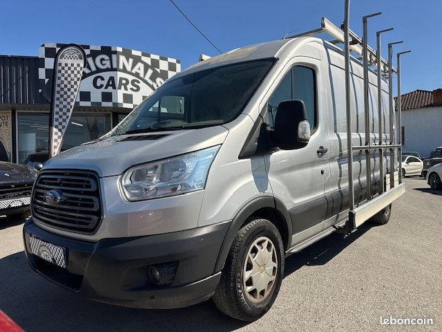 FORD TRANSIT FOURGON TRANSIT FOURGON L3 H2 2.0 130 TREND BUSINESS CLIM porte verre GALERIE TEL REGULATEUR ATELIER ETC...(13 250HT) (image 1)