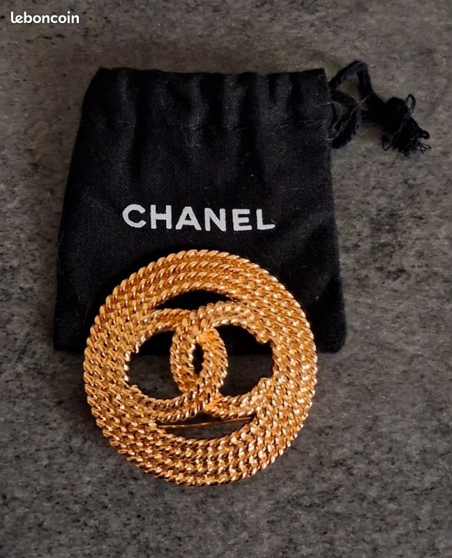 Magnifique grande broche Chanel authentique (image 1)