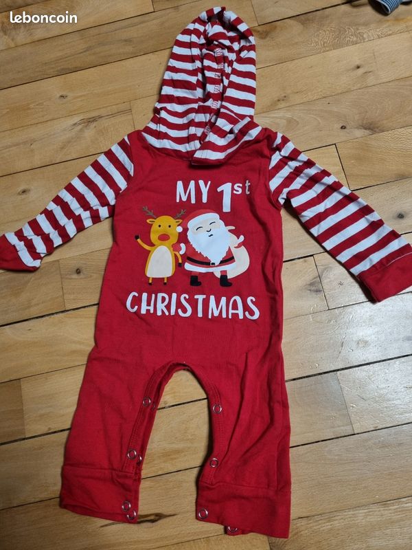 Premier Noel Garcon Vetement Noel Bebe Tenue De Premier Noël Pour