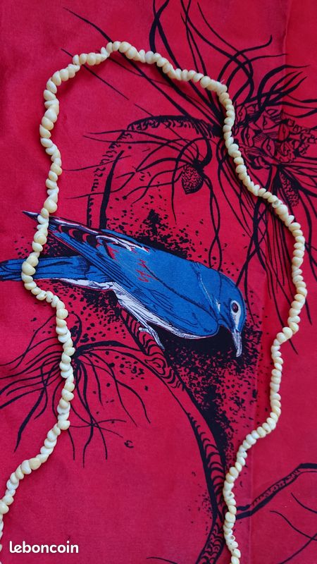 Lot de 4 colliers vintage en coquillages – Années 70/90 – Fait main (image 5)