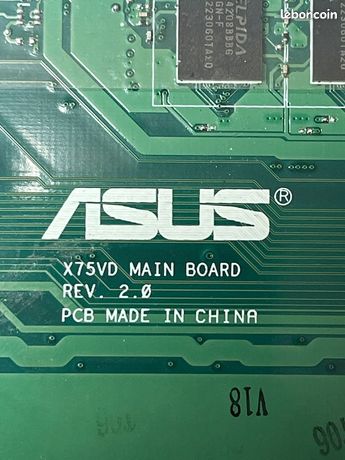 PC Portable ASUS X75VC 17,3" - Core I5, SSD, Batterie Neuve Et W11