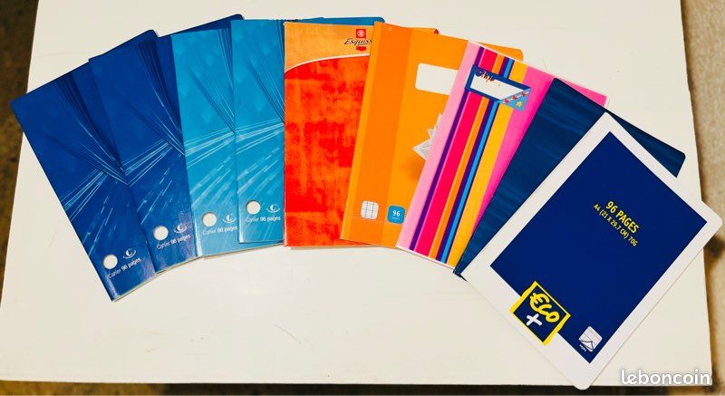 Cahier grands carreaux 96 pages A4 21/29,7 70 gr (image 1)