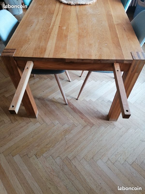 Table salon chêne huilé (image 4)
