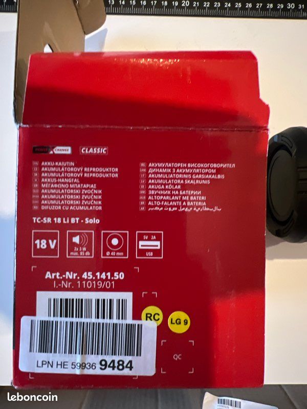 Haut parleur einhell (image 3)