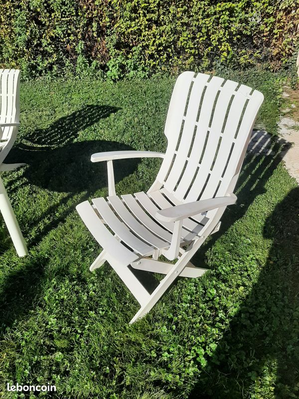Table + 2 chaises de jardins (image 3)