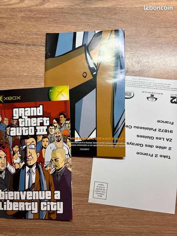 Jeu Grand Theft Auto III GTA 3 - Xbox Collection PAL FR Occasion Bon état