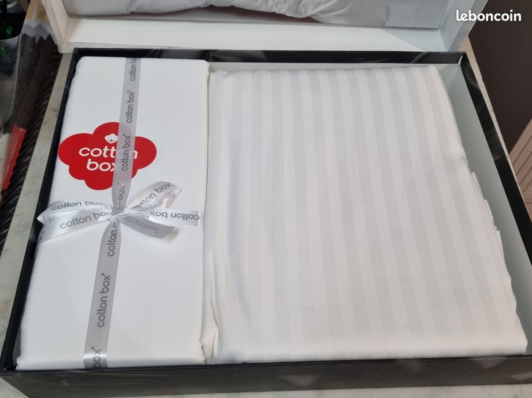 Coffret parure housse de couette satin de coton (image 3)