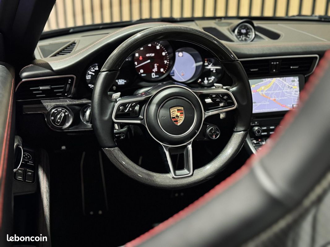 PORSCHE 911 CABRIOLET 991 (2) CARRERA 4 GTS Cabriolet 3.0 450 PDK 56KE D\'OPTIONS IMMAT FRANCE SUIVI PORSCHE (image 30)