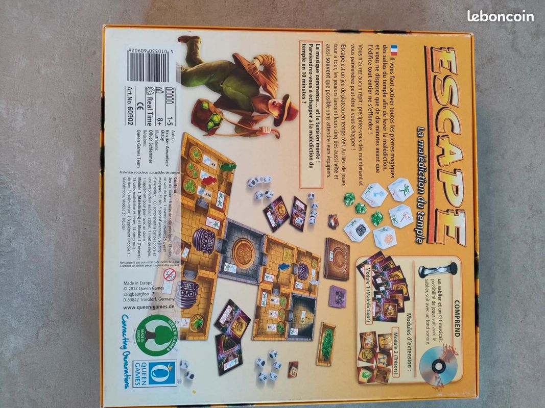 Jeu de société escape la malédiction du temple (image 2)