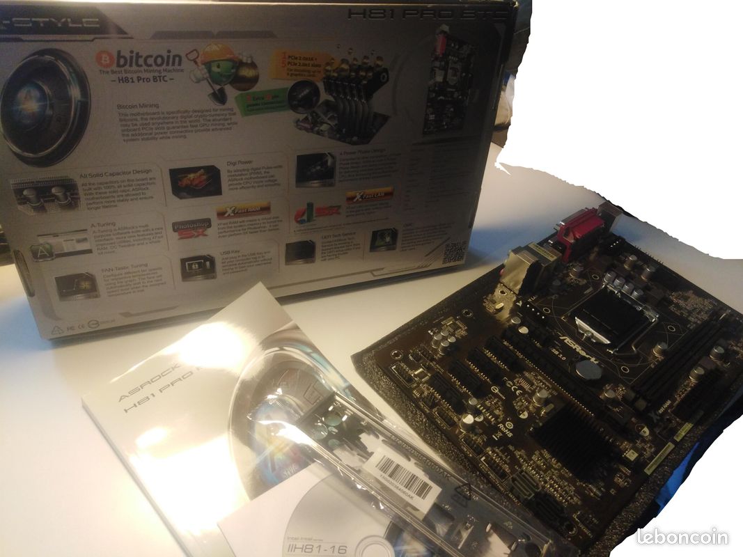 Carte mère Asrock H81 PRO BTC - Accessoires informatique