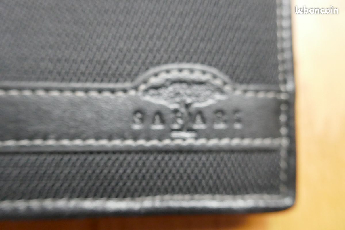 Porte-feuille Homme Cuir Noir Safari - Neuf Sans étiquette - Porte-cartes