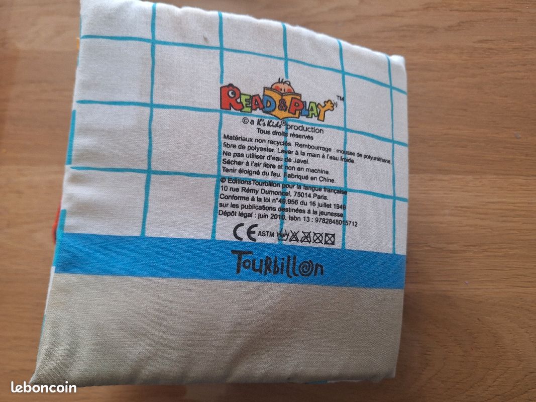 Livre en tissu A table - Tourbillon (image 6)
