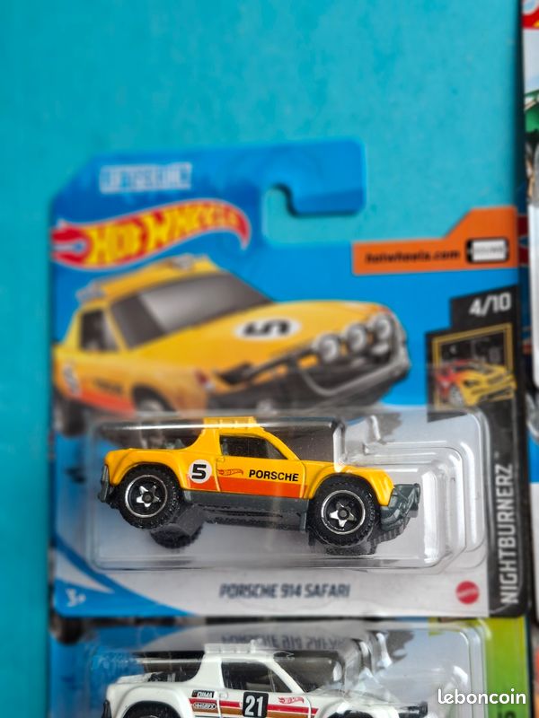 Lot x 6 Porsche safari Hot Wheels rallye rally (image 3)