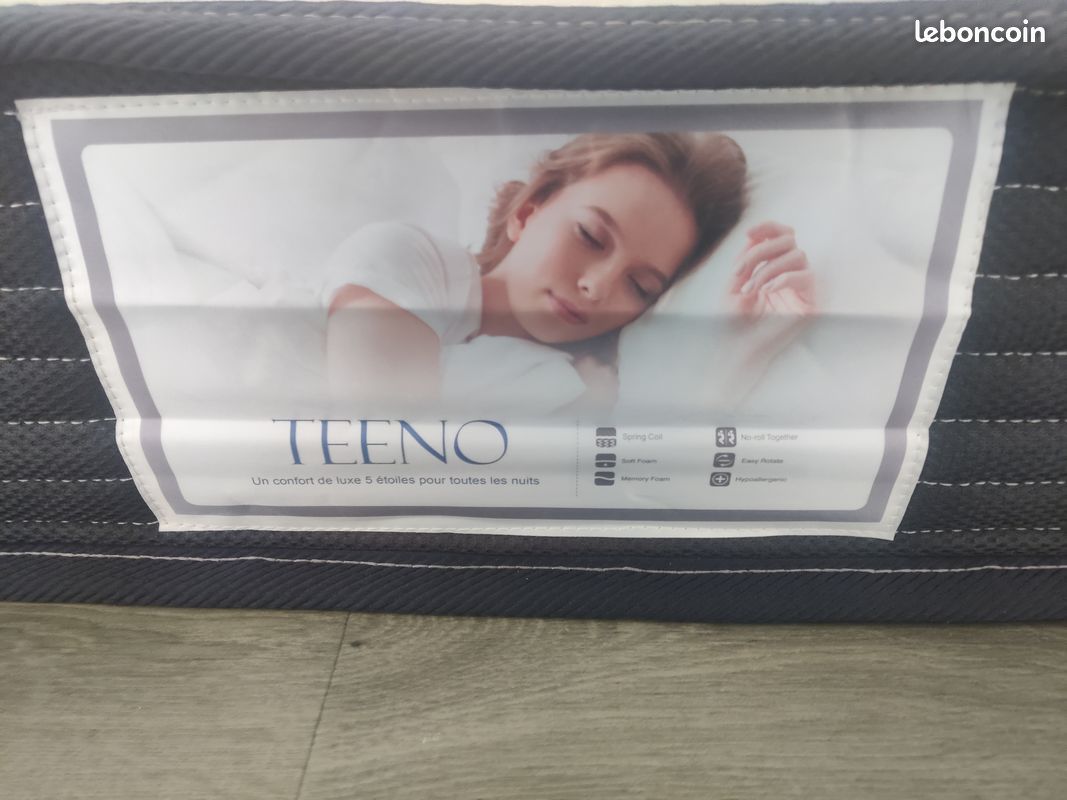Matelas 140 × 190 cm – Neuf – Excellent confort – URGENT (image 3)