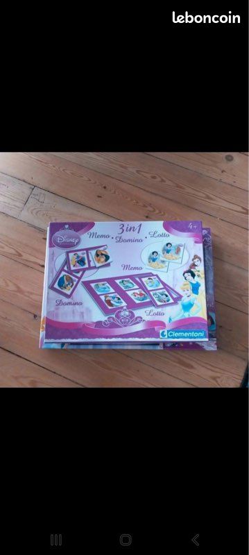 Jeux 3 en 1, puzzle et barbies princesses Disney (image 3)