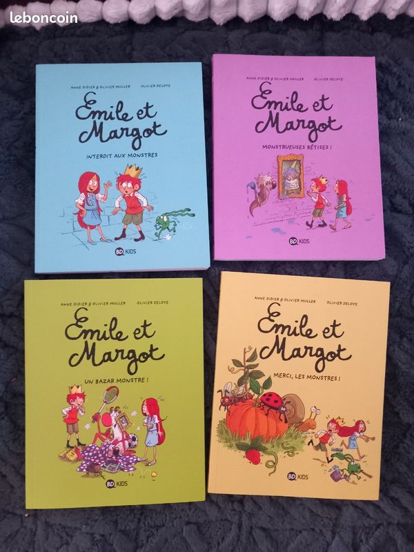 Lot BD Émile et Margot (image 1)