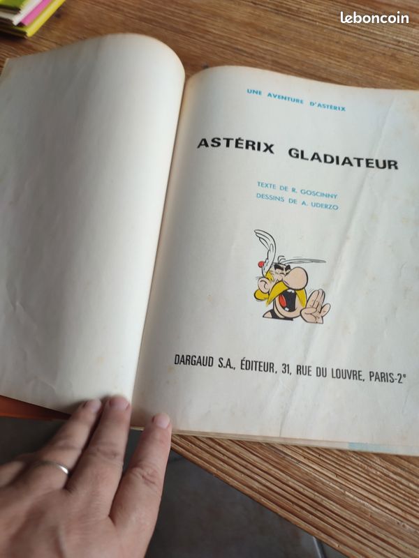 Astérix gladiateur bd (image 2)