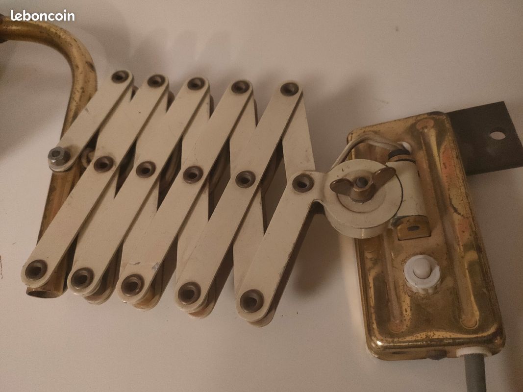 Applique vintage lampe ciseaux atelier années 50-70 (image 7)