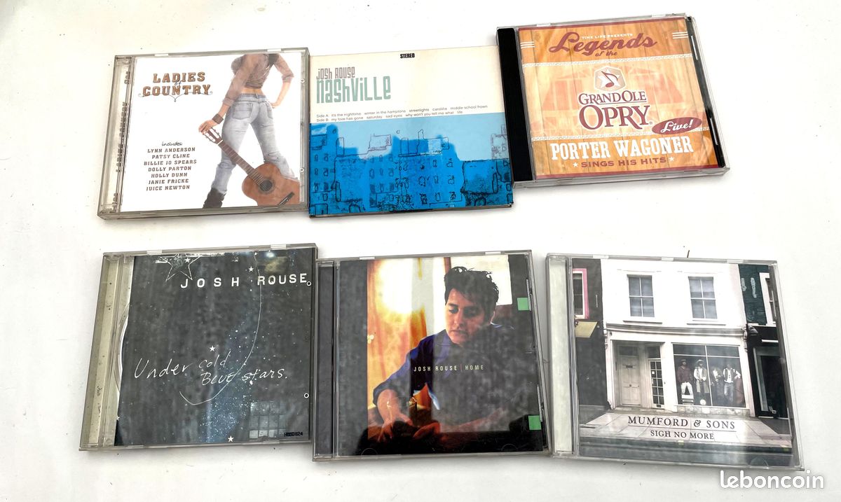 Lot de 6 CD Country / Folk ; Josh Rouse, Porter Wagoner,.... (image 1)