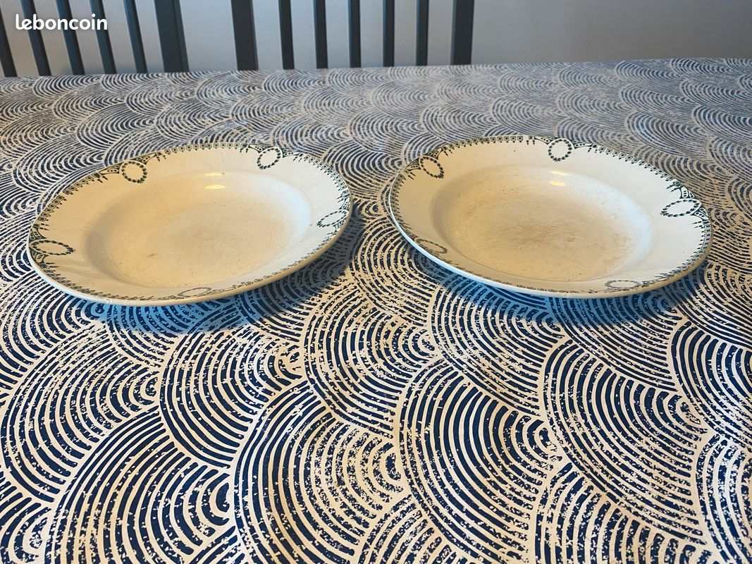 Assiette creuse st amand céramique du nord (image 2)
