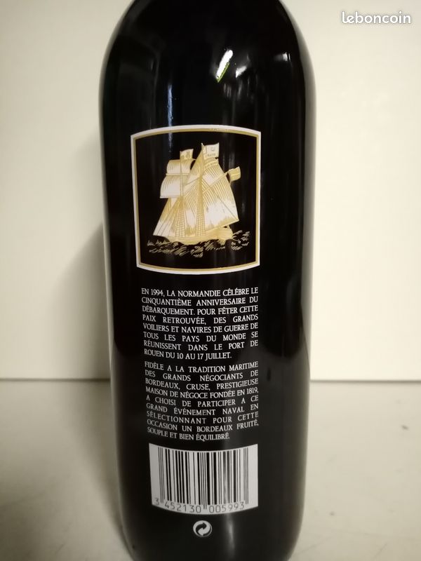 Bouteille sérigraphiée Armada 1994 (image 2)