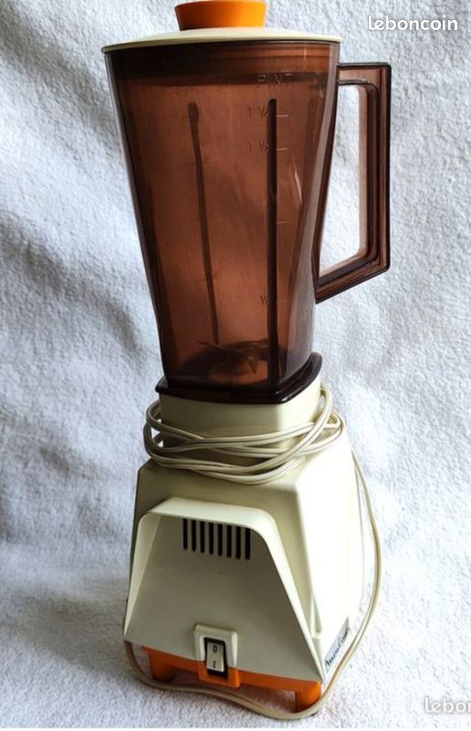Blinder mixer Moulinex orange vintage Électroménager