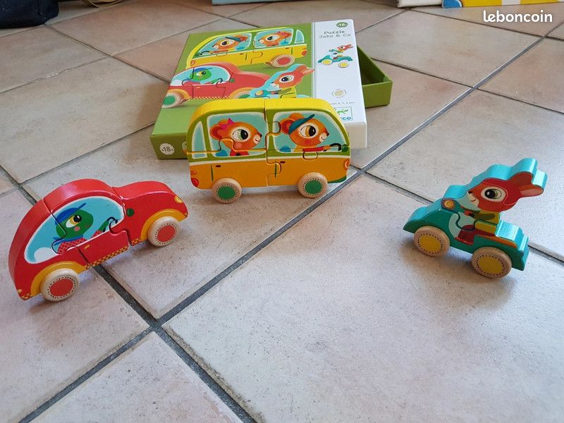 Puzzles en bois Djeco bébé (image 2)
