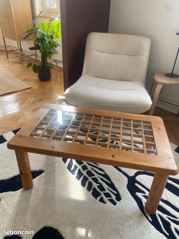 Table basse style Perriand (image 1)