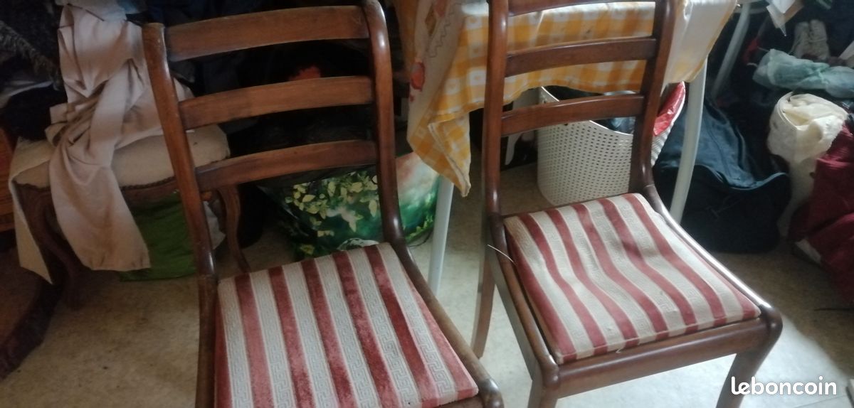 Deux fauteuil merisier louis philippe (image 2)
