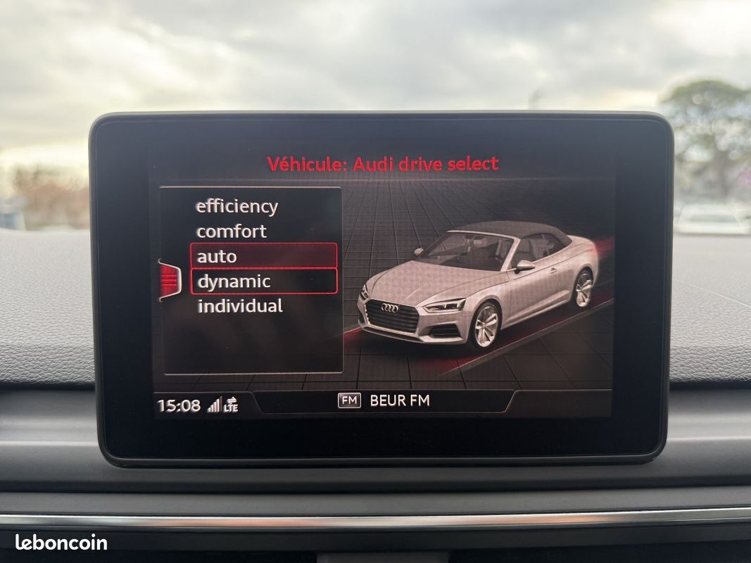 Audi A5 CABRIOLET 2.0 TFSI 190CH DESIGN S TRONIC 7 (image 19)